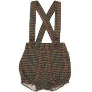 PEPA LONDON Tweed Brace Bloomers Overalls